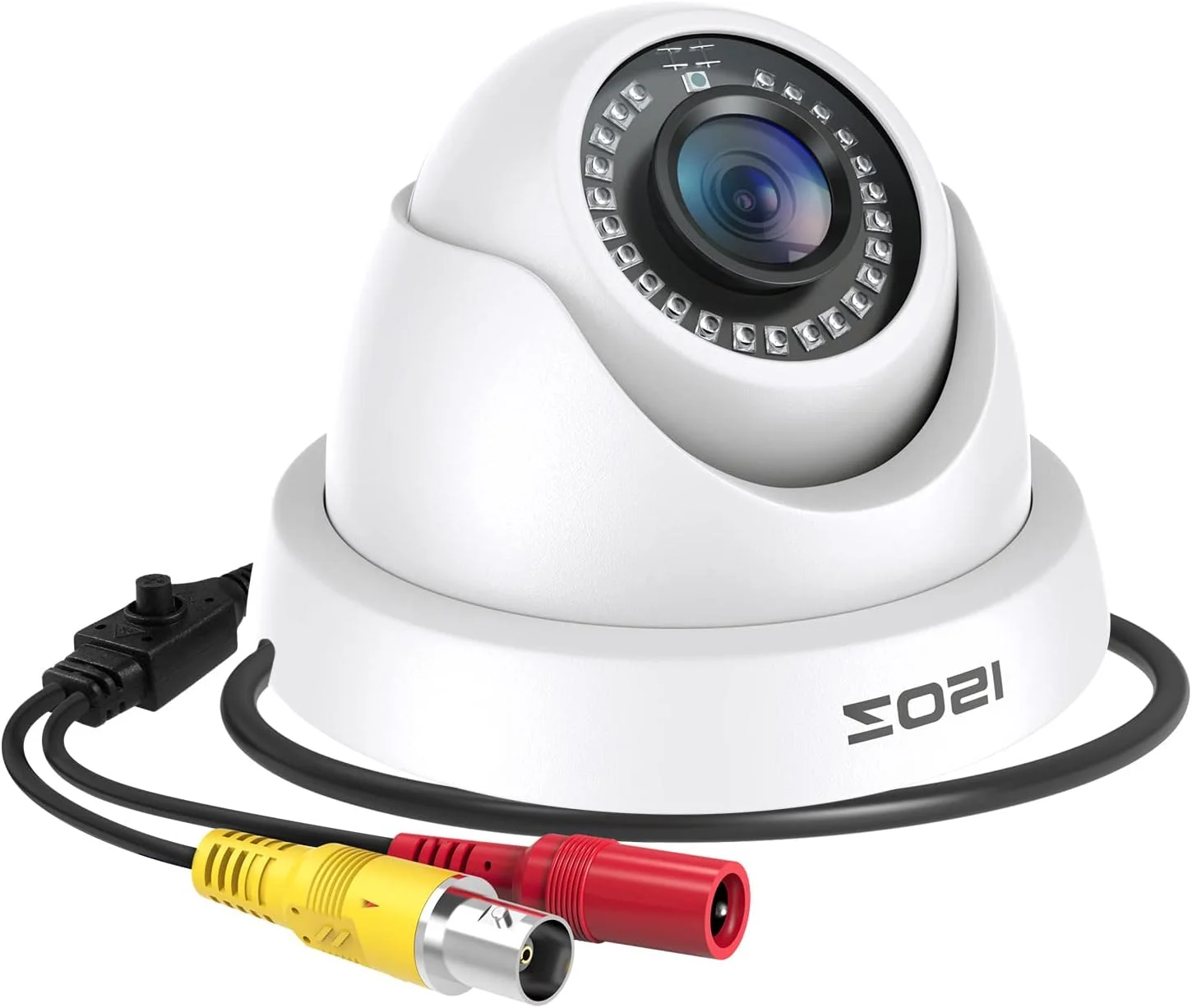 دوربین های امنیتی دام ZOSI 1080p (هیبریدی 4 در 1 HD-CVI/TVI/AHD/960H آنالوگ CVBS)، دوربین مداربسته 2 مگاپیکسلی ضد آب برای روز و شب، مناسب فضای داخلی/خارجی، دید در شب تا 24 متر