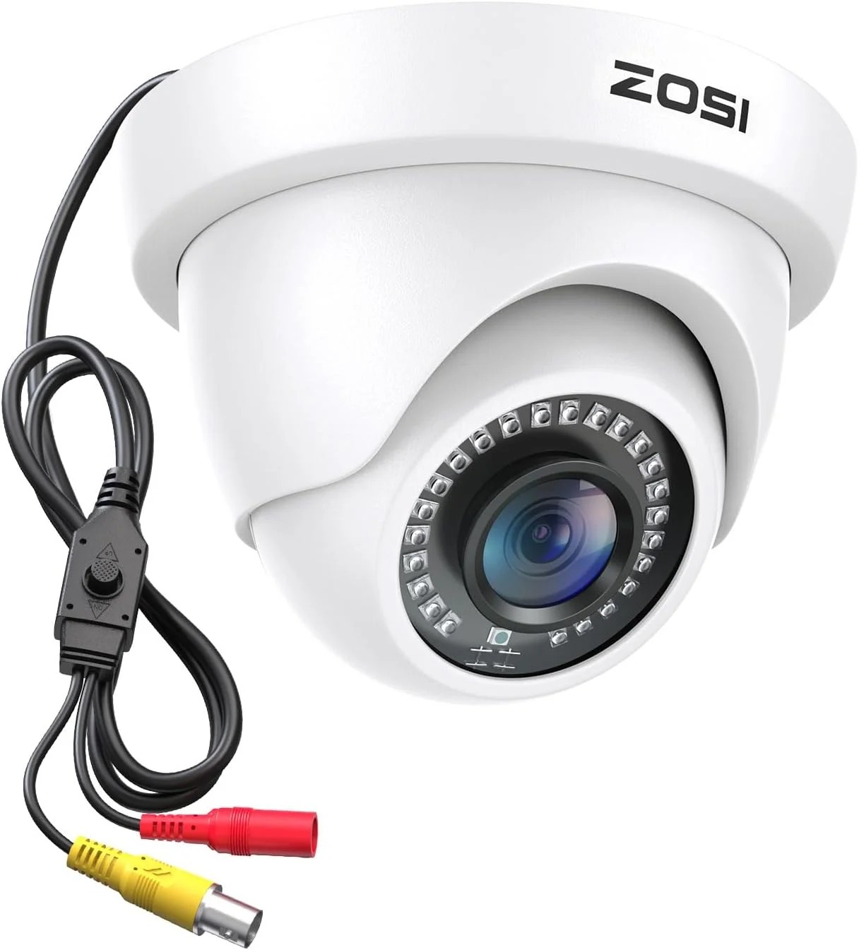 دوربین دام امنیتی 2 مگاپیکسلی ZOSI 1080P HD برای فضای باز و داخلی، دوربین مداربسته ضد آب IP66 (هیبریدی 4 در 1 HD-CVI/TVI/AHD/960H آنالوگ CVBS)، 24 عدد LED، دید در شب مادون قرمز 24 متری، زاویه دید عریض 90 درجه دوربین دام امنیتی 2 مگاپیکسلی ZOSI 1080P HD برای فضای باز و داخلی، دوربین مداربسته ضد آب IP66 (هیبریدی 4 در 1 HD-CVI/TVI/AHD/960H آنالوگ CVBS)، 24 عدد LED، دید در شب مادون قرمز 24 متری، زاویه دید عریض 90 درجه