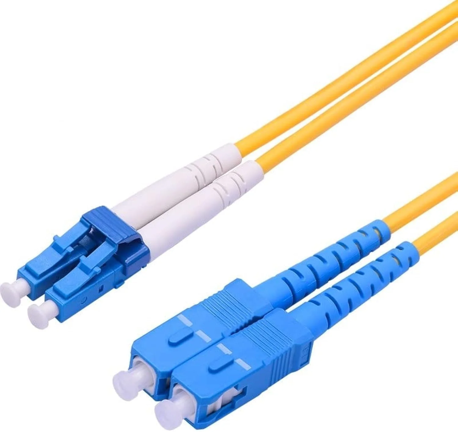 کابل فیبر نوری سینگل مود داپلکس DKURVE® 9/125 (LC-SC، 15 متر)