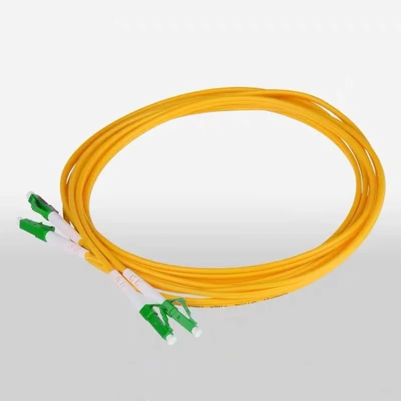 سیم رابط فیبر نوری DX APCs SM SC-SC-LC-LC-FC-FC-ST-ST دوبلکس سینگل مود 2.0mm 3.0mm جامپر فیبر نوری Ftth Patchcord ELINK (SCAPC-LC 1M)