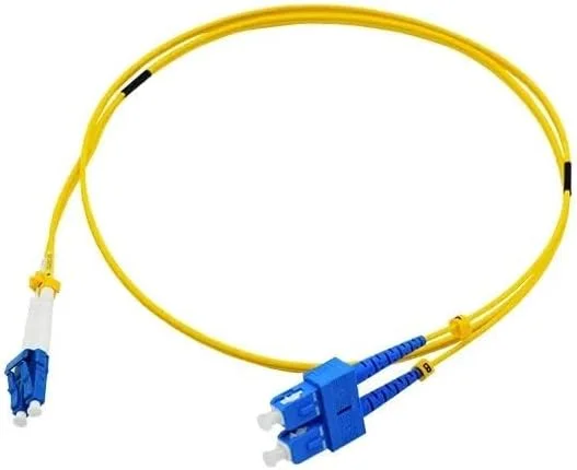 کابل فیبر نوری سینگل مود داپلکس DKURVE® 9/125 (LC-SC، 15 متر) کابل فیبر نوری سینگل مود داپلکس DKURVE® 9/125 (LC-SC، 15 متر)