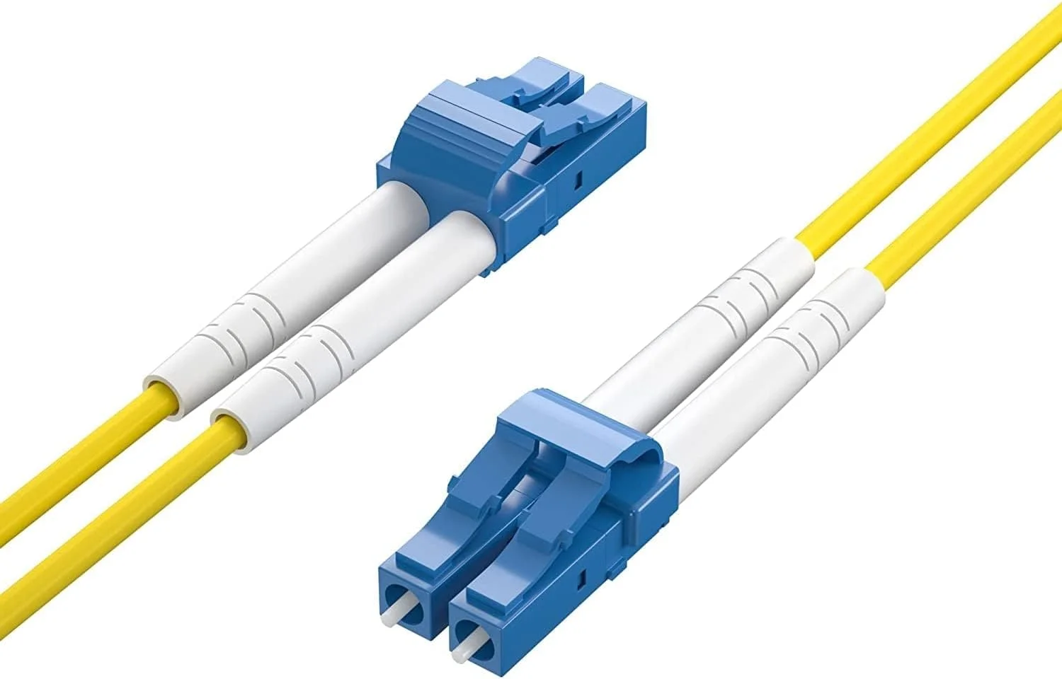 کابل فیبر نوری LC به LC، طول 3 متر، OS1/OS2، سینگل مود داپلکس 9/125، کابل فیبر نوری (LSZH) برای فرستنده و گیرنده SFP 10Gb/Gigabit، بسته 4 عددی کابل فیبر نوری LC به LC، طول 3 متر، OS1/OS2، سینگل مود داپلکس 9/125، کابل فیبر نوری (LSZH) برای فرستنده و گیرنده SFP 10Gb/Gigabit، بسته 4 عددی