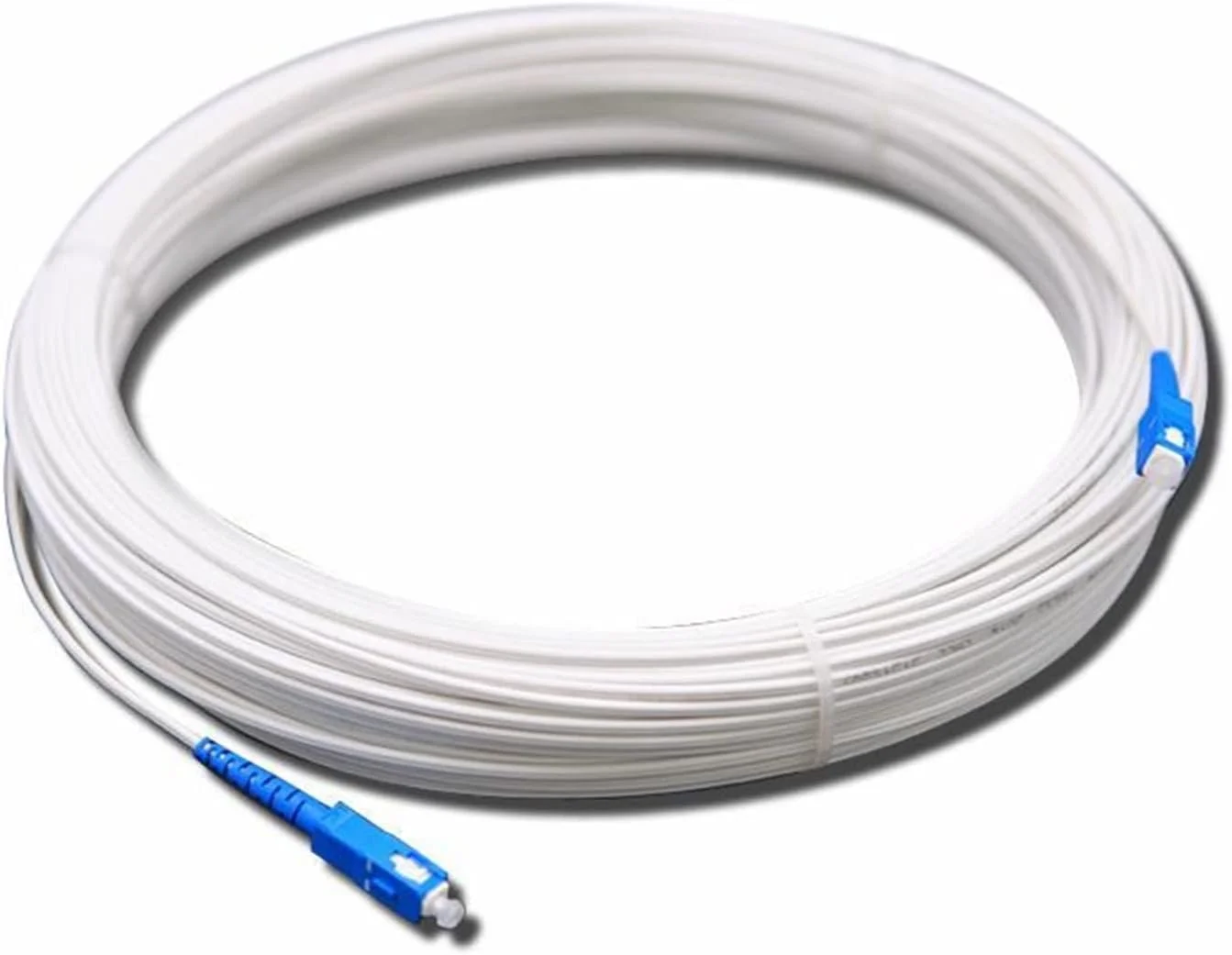 کابل فیبر نوری سینگل مود SC UPC برای فضای باز FTTH، سیمپلکس، 10، 20، 30 و 50 متری (اندازه: 10 متر)