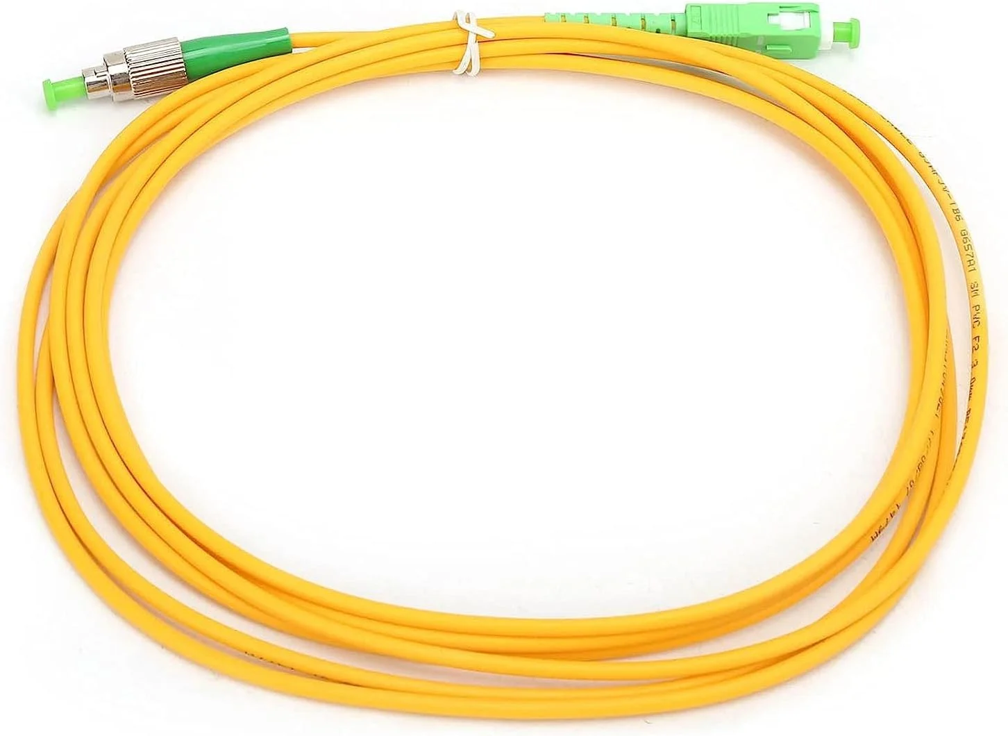 سیم فیبر نوری، کابل جامپر فیبر نوری چند حالته دوبلکس، سیم کابل فیبر نوری، لوازم جانبی FC/APC‑SM‑DX‑3.0‑3M‑PVC