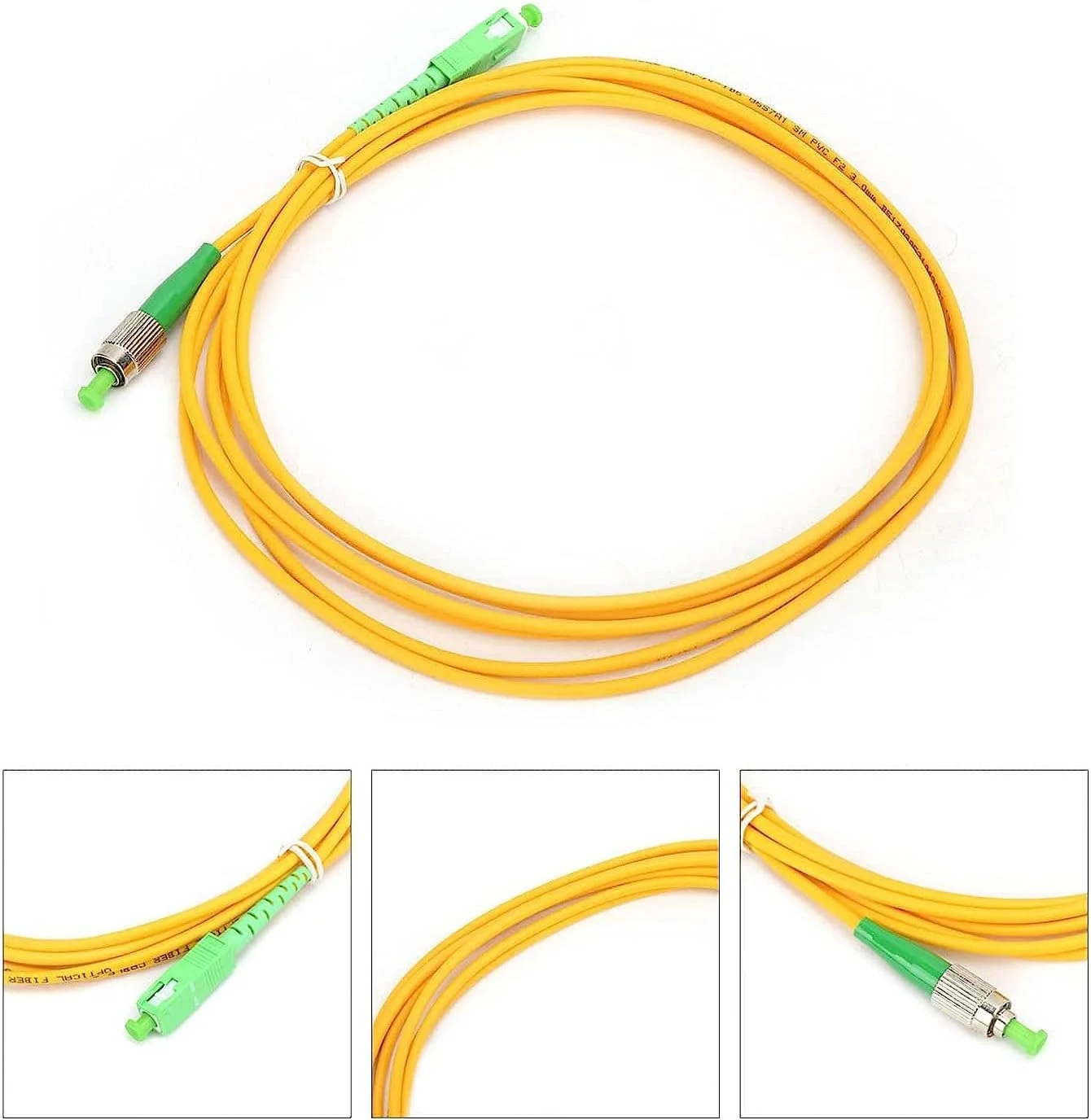 سیم فیبر نوری، کابل جامپر فیبر نوری چند حالته دوبلکس، سیم کابل فیبر نوری، لوازم جانبی FC/APC‑SM‑DX‑3.0‑3M‑PVC سیم فیبر نوری، کابل جامپر فیبر نوری چند حالته دوبلکس، سیم کابل فیبر نوری، لوازم جانبی FC/APC‑SM‑DX‑3.0‑3M‑PVC