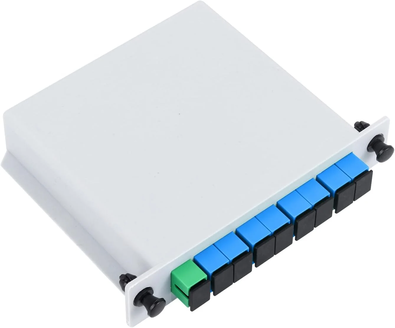 اسپلیتر فیبر نوری PLC SC UPC 1×8 کاست اسپیلیتر فیبر نوری برای سیم کشی خانگی، شبکه های محلی و جعبه های توزیع