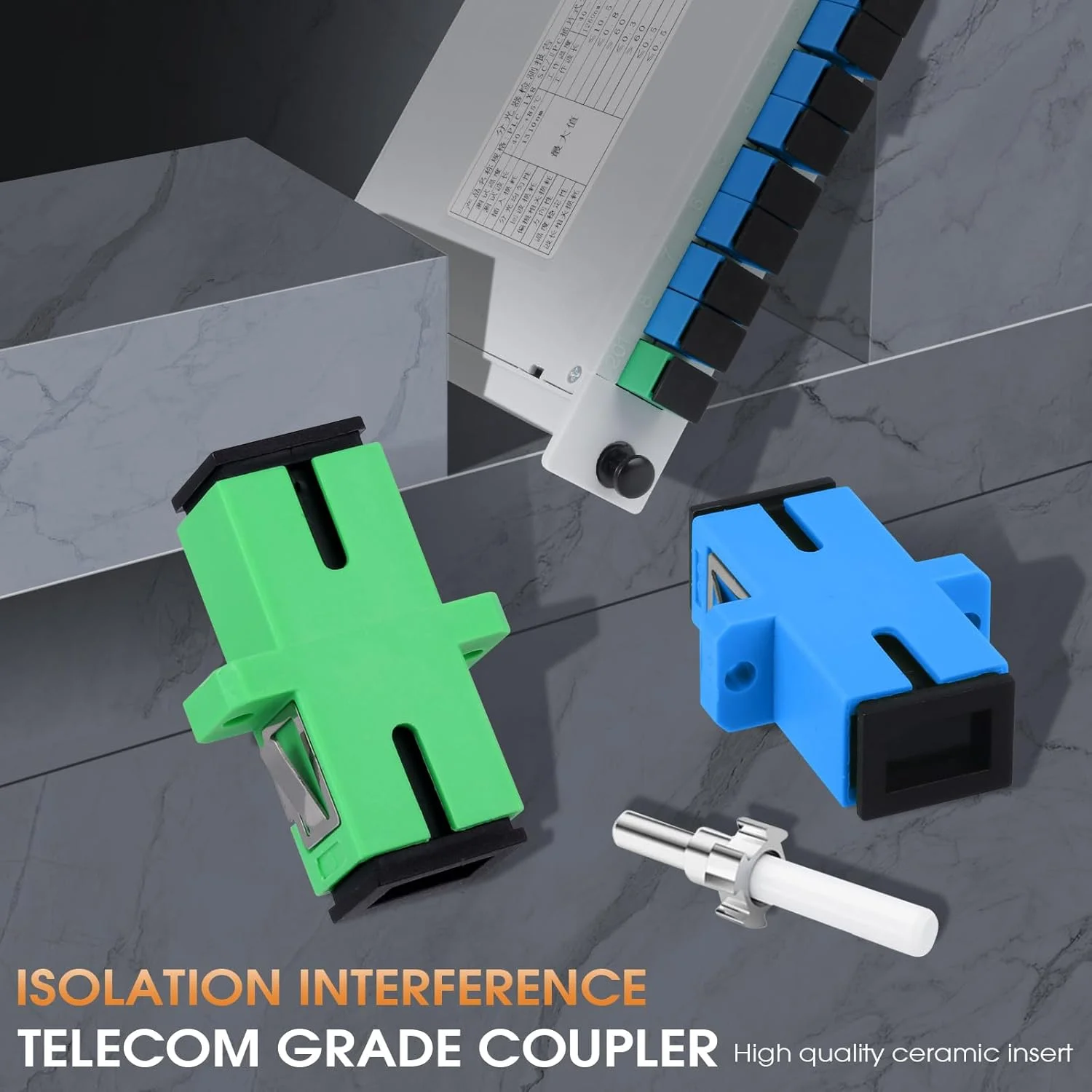 اسپلیتر فیبر نوری PLC SC UPC 1×8 کاست اسپیلیتر فیبر نوری برای سیم کشی خانگی، شبکه های محلی و جعبه های توزیع اسپلیتر فیبر نوری PLC SC UPC 1×8 کاست اسپیلیتر فیبر نوری برای سیم کشی خانگی، شبکه های محلی و جعبه های توزیع