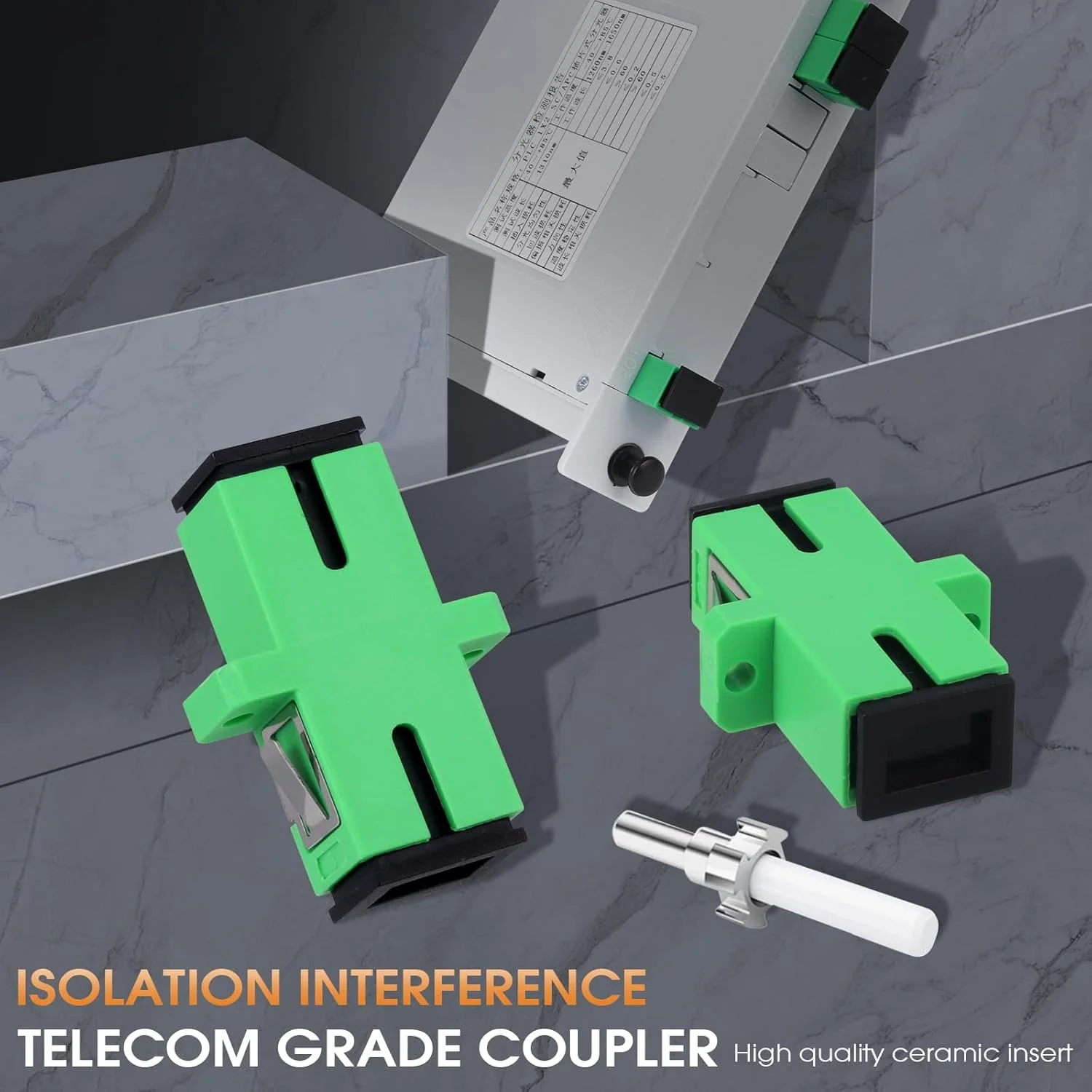اسپلیتر فیبر نوری PLC مدل SCAPC با پیکربندی 1x2، بسته 4 عددی، مناسب برای سیم کشی خانگی، LAN، اتاق های شبکه و جعبه توزیع فیبر اسپلیتر فیبر نوری PLC مدل SCAPC با پیکربندی 1x2، بسته 4 عددی، مناسب برای سیم کشی خانگی، LAN، اتاق های شبکه و جعبه توزیع فیبر