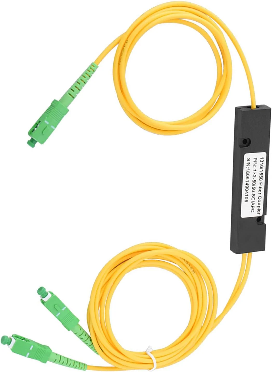 اسپلیتر فیبر نوری سینگل مود SC 1X2 PLC اسپلیتر PCL SC/UPC برای سیستم ارتباطی فیبر نوری