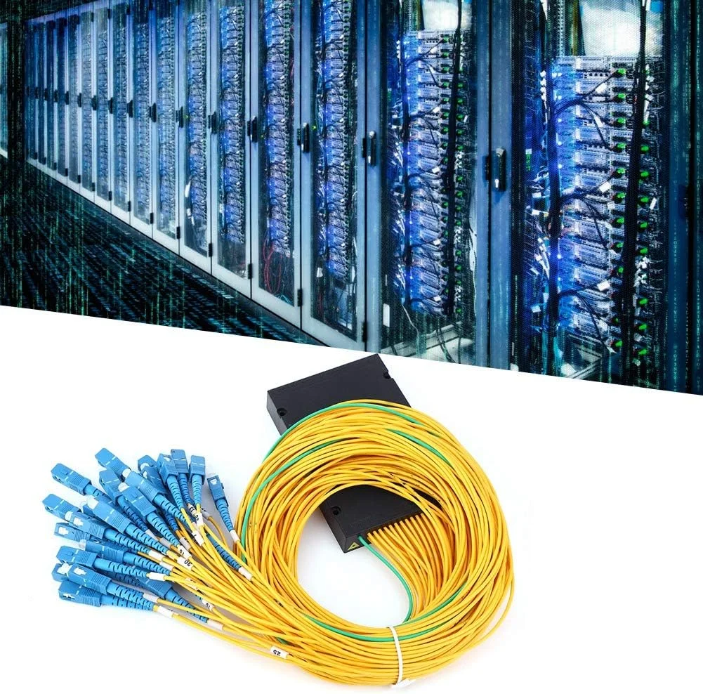 اسپلیتر فیبر نوری سینگل مود Starrypxl مدل 1x32 PLC با رابط SC/UPC