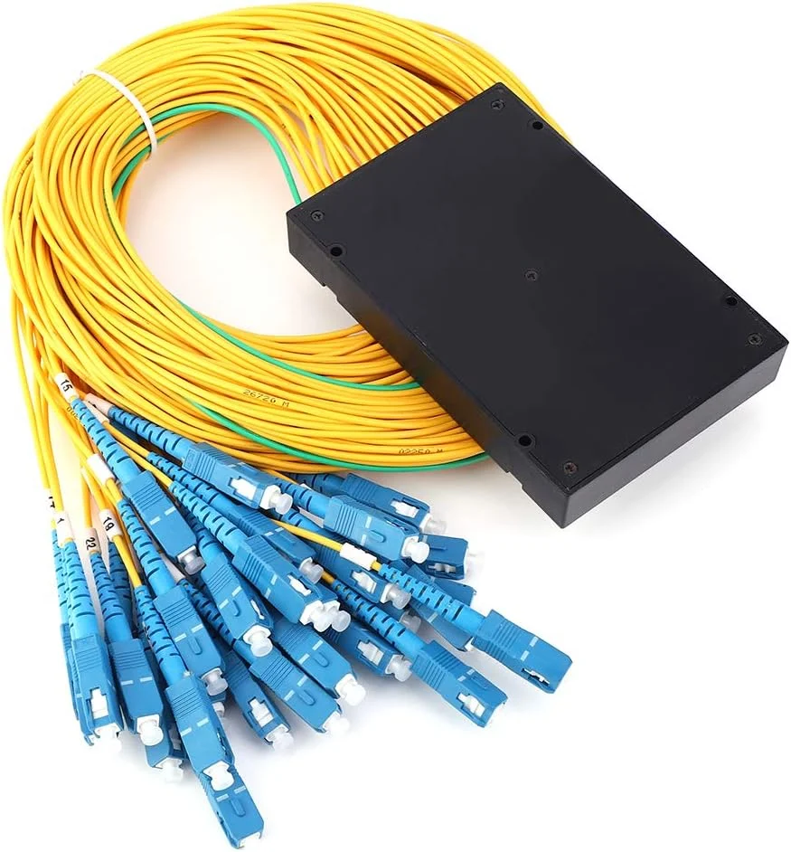 اسپلیتر فیبر نوری سینگل مود Starrypxl مدل 1x32 PLC با رابط SC/UPC