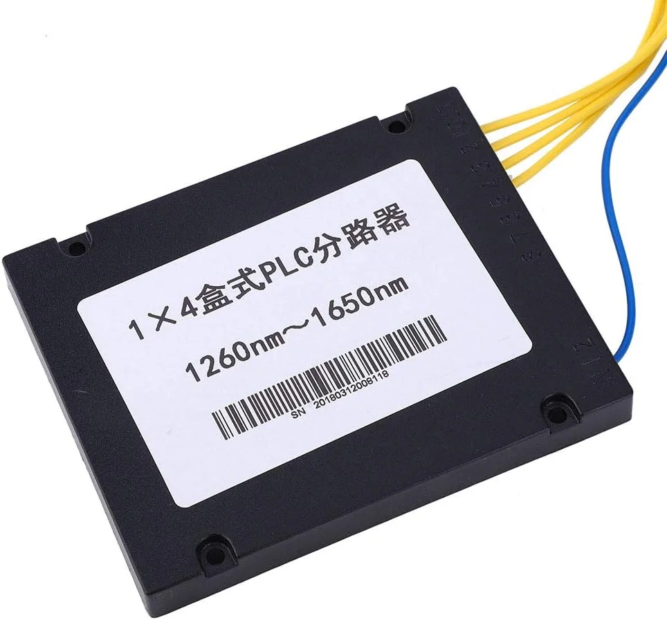 اسپلیتر فیبر نوری PLC تک حالته با افت درج پایین، رابط SC/UPC، مناسب برای شبکه خانگی