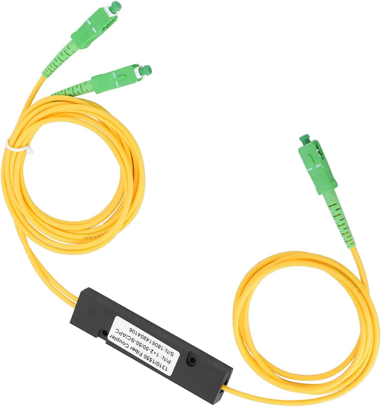 اسپلیتر نوری SC 1X2 PLC سینگل مود فیبر نوری SC/UPC PCL برای CATV، FTTH، FOS برای پسیو