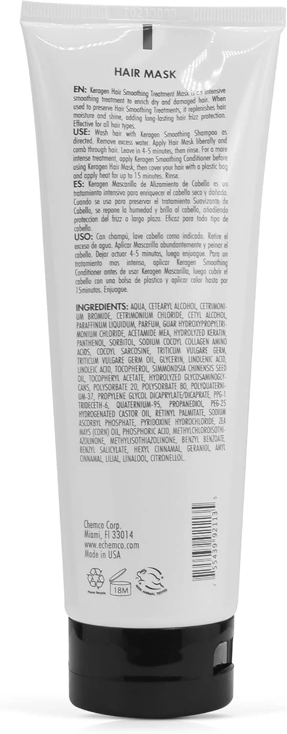 ماسک موی صاف کننده کراتین + کلاژن Keragen، ۲۴۰ میلی لیتر