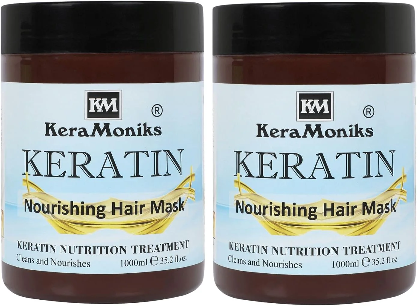 ماسک مو کراتین مغذی 1000 میلی لیتر (بسته 2 عددی)