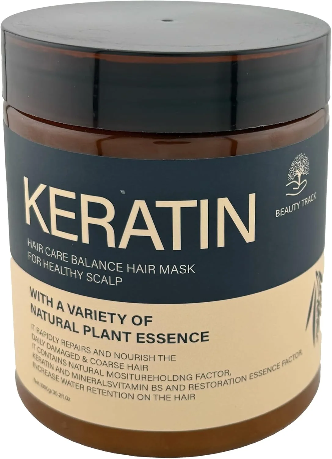 ماسک مو کراتین مراقبت از مو، متعادل کننده مو برای پوست سر سالم، اسانس گیاهی طبیعی