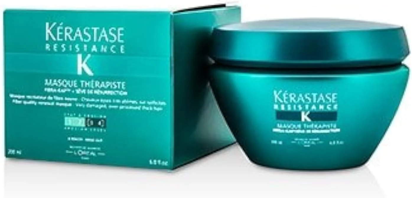 ماسک بازسازی کننده کیفیت فیبر مو کراستاس رزیستنس تراپیست (مخصوص موهای ضخیم، بسیار آسیب دیده و تحت درمان بیش از حد) - 200 میلی لیتر