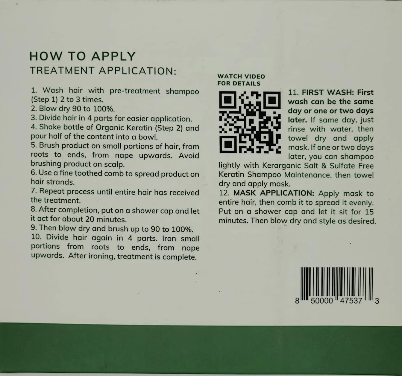 مجموعه خودآموز سیستم کراتین بدون فرمالدئید کرارگانیک: شامپو پیش از درمان، درمان مو، ماسک پس از درمان با روغن آرگان - (120 میلی لیتر هر کدام)