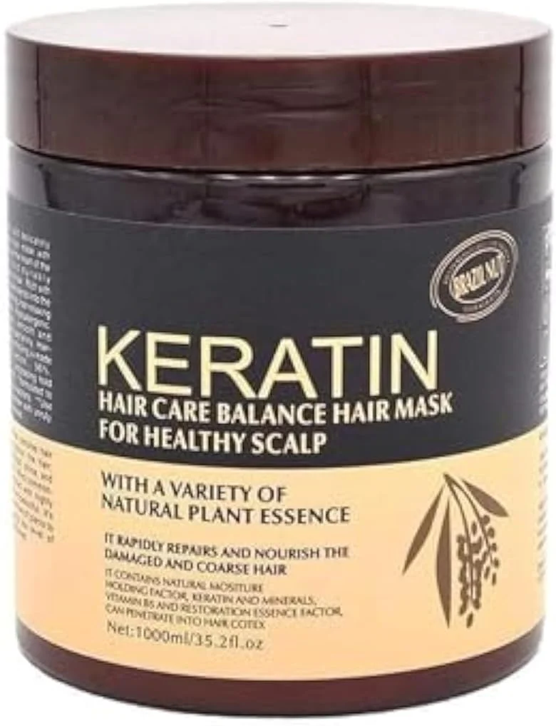ماسک ترمیم کننده و مغذی مو کراتین با عصاره برزیلی، ۱۰۰۰ میلی لیتر
