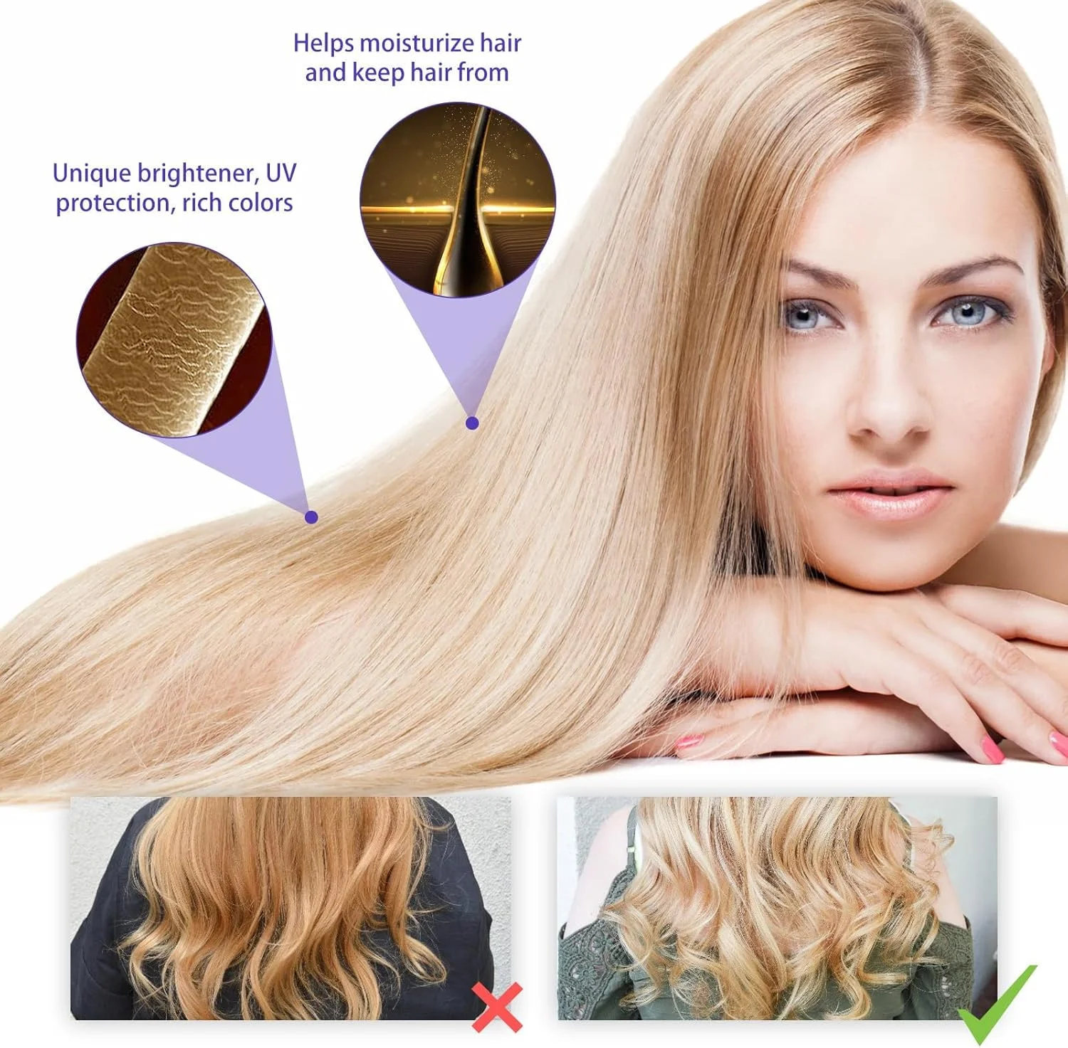 ماسک موی کراتین بنفش، درمان نرم کننده عمیق پروتئینی، تونر برای موهای خشک و آسیب دیده بلوند پلاتینیوم نقره ای خاکستری یا قهوه ای رنگ شده، درمان موهای آسیب دیده ماسک موی کراتین بنفش، درمان نرم کننده عمیق پروتئینی، تونر برای موهای خشک و آسیب دیده بلوند پلاتینیوم نقره ای خاکستری یا قهوه ای رنگ شده، درمان موهای آسیب دیده