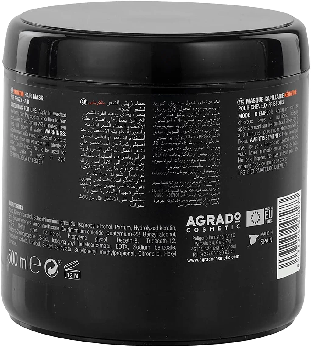 ماسک مو کراتین آگرادو ۵۰۰ میلی لیتر