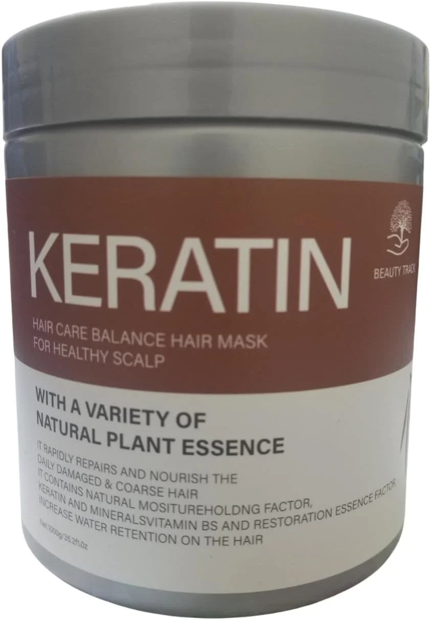 ماسک مو مغذی غنی شده با کراتین به همراه مواد گیاهی - سلامت و استحکام پوست سر