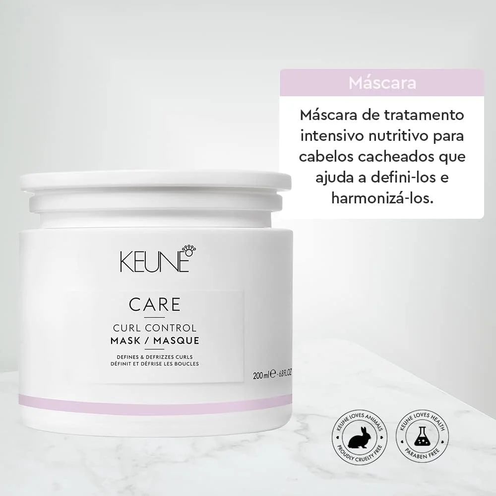 ماسک کنترل فر KEUNE CARE برای موهای فر و موج دار، 200 میلی لیتر