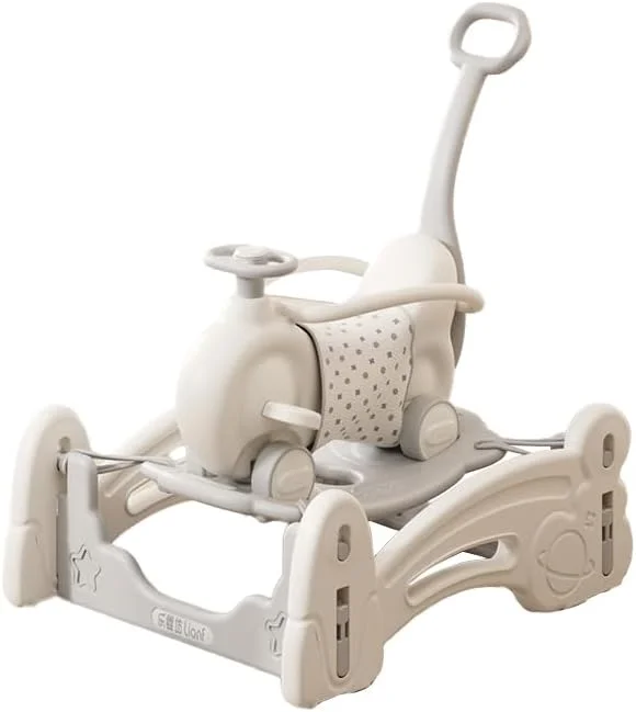 اسباب بازی 4 در 1 کودک: ترامپولین، اسب گهواره ای، تاب، سرسره و ماشین پایی – بادوام، ایمن و چند منظوره برای کودکان پیش دبستانی اسباب بازی 4 در 1 کودک: ترامپولین، اسب گهواره ای، تاب، سرسره و ماشین پایی – بادوام، ایمن و چند منظوره برای کودکان پیش دبستانی