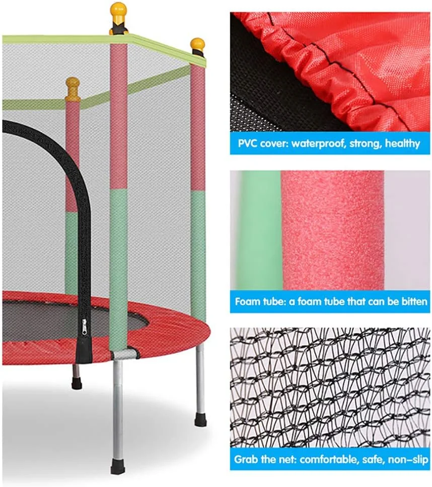 ترامپولین سرپوشیده LNLN SHOWAY، جامپر کودک و بزرگسال، جامپر نوزاد، جامپرهای کودک با نرده محافظ، فنر ضخیم، ضد لغزش و جذب شوک ترامپولین سرپوشیده LNLN SHOWAY، جامپر کودک و بزرگسال، جامپر نوزاد، جامپرهای کودک با نرده محافظ، فنر ضخیم، ضد لغزش و جذب شوک