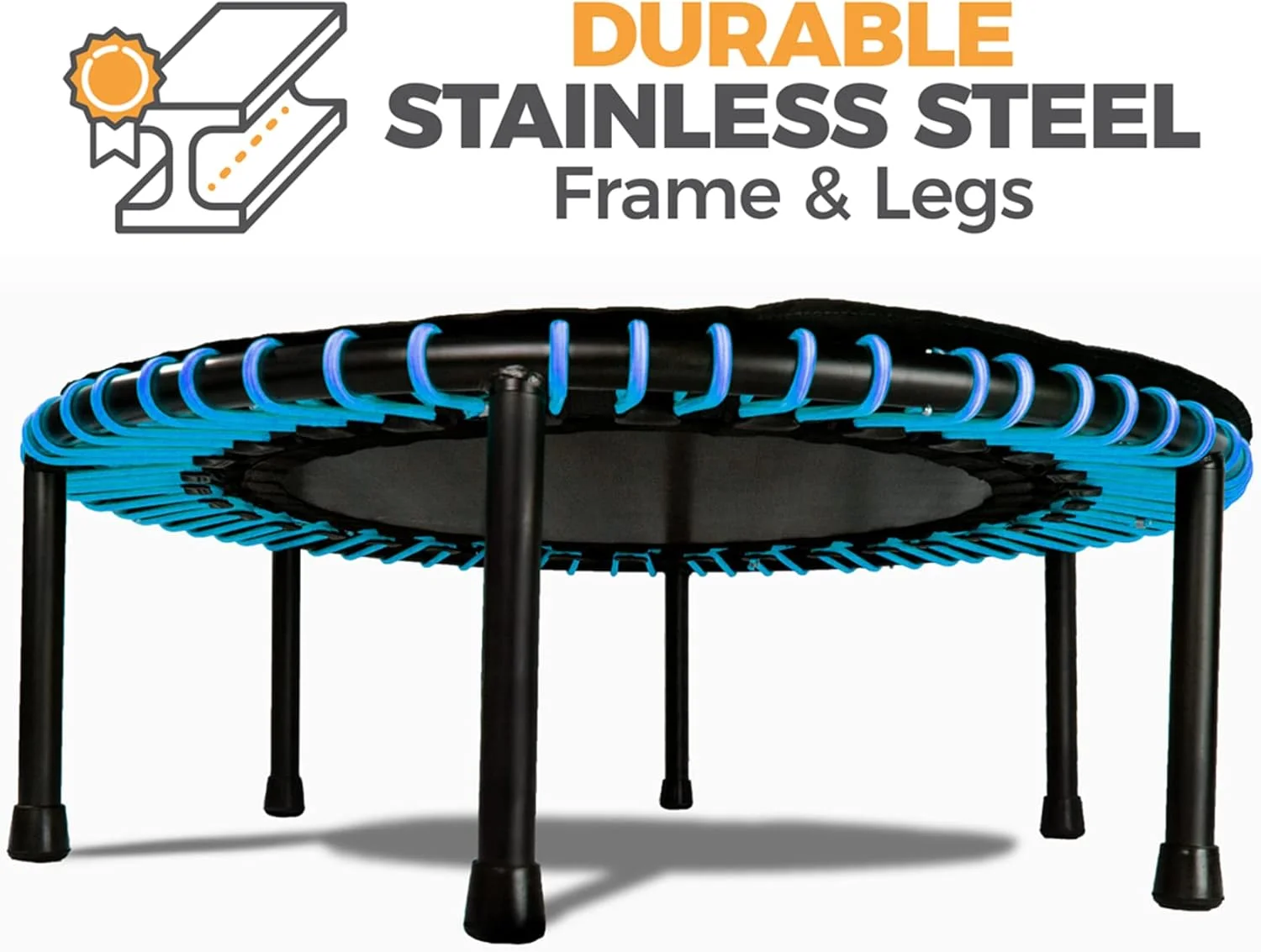 ترامپولین ورزشی Leaps & ReBounds - تشک محافظ تمام قد - کمترین ضربه به مفاصل - کالری سوزی بالا - بهبود عملکرد قلب و عروق، تعادل و قدرت بدنی ترامپولین ورزشی Leaps & ReBounds - تشک محافظ تمام قد - کمترین ضربه به مفاصل - کالری سوزی بالا - بهبود عملکرد قلب و عروق، تعادل و قدرت بدنی