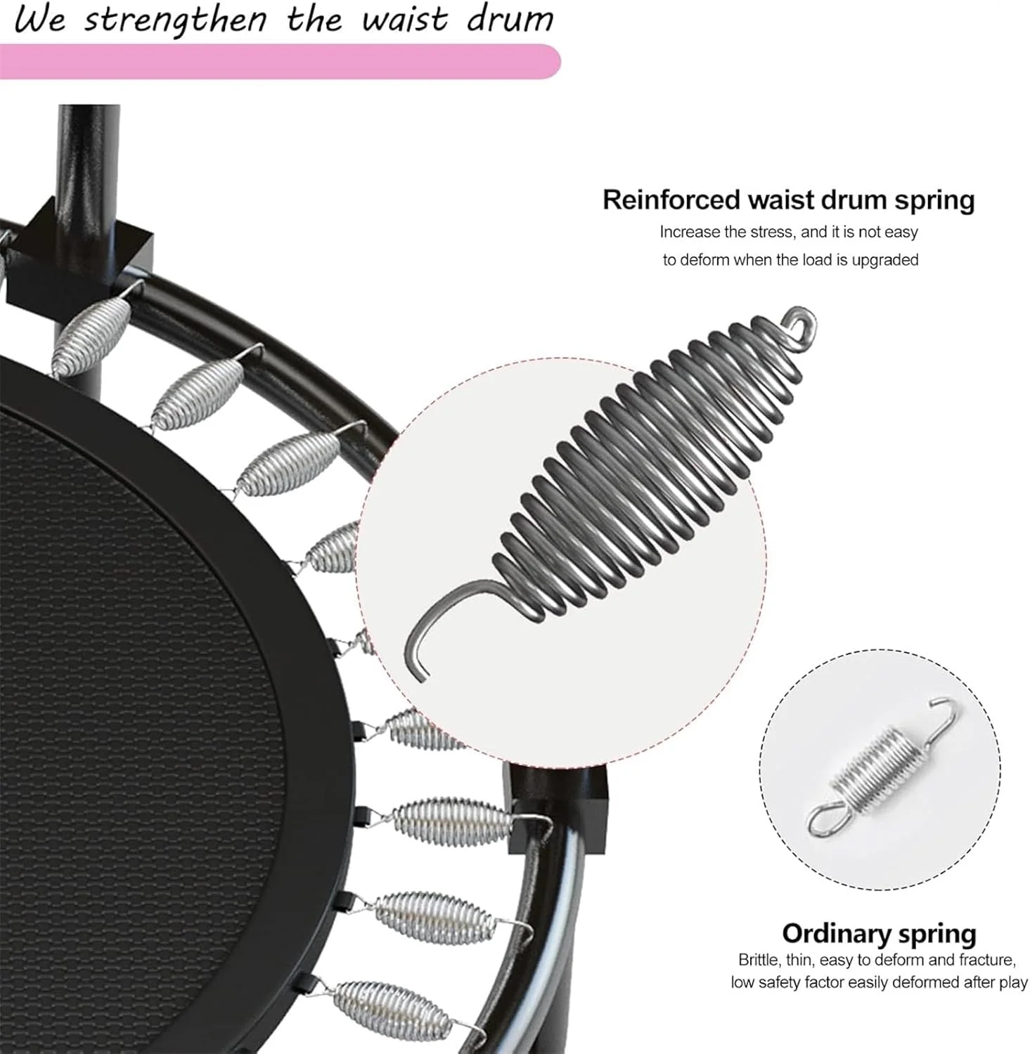 ترامپولین کودکان MOTIM، ترامپولین سرپوشیده و روباز کودک نوپا با توری محافظ، حلقه تقویت شده بالایی ایمنی به روز شده با حلقه بسکتبال، اسباب بازی های ترامپولین کودک، هدایای تولد برای کودکان