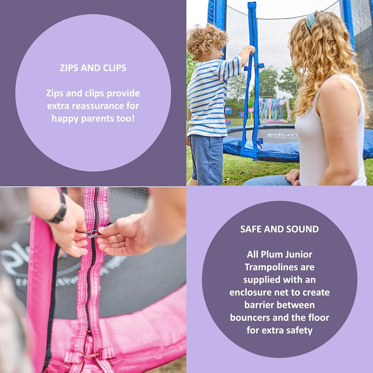 ترامپولین و محفظه بازی کودک Plum Play ترامپولین و محفظه بازی کودک Plum Play