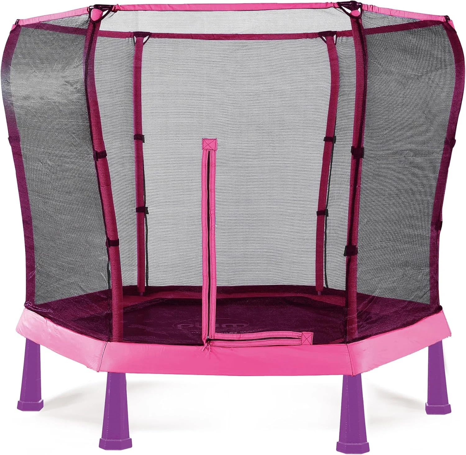 ترامپولین و محفظه ایمنی جامپر جونیور 7 فوتی Plum Play - صورتی و بنفش ترامپولین و محفظه ایمنی جامپر جونیور 7 فوتی Plum Play - صورتی و بنفش