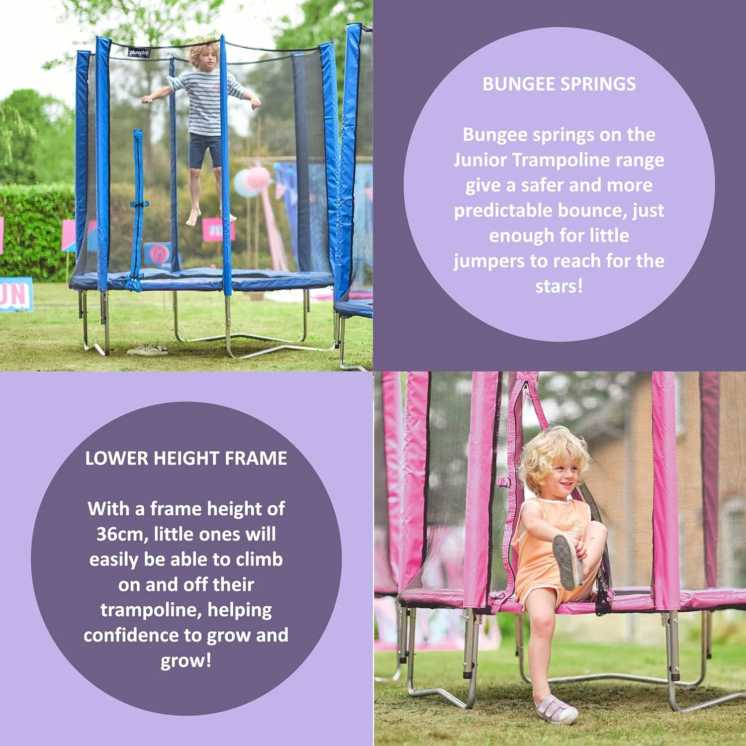 ترامپولین و محفظه بازی کودک Plum Play ترامپولین و محفظه بازی کودک Plum Play