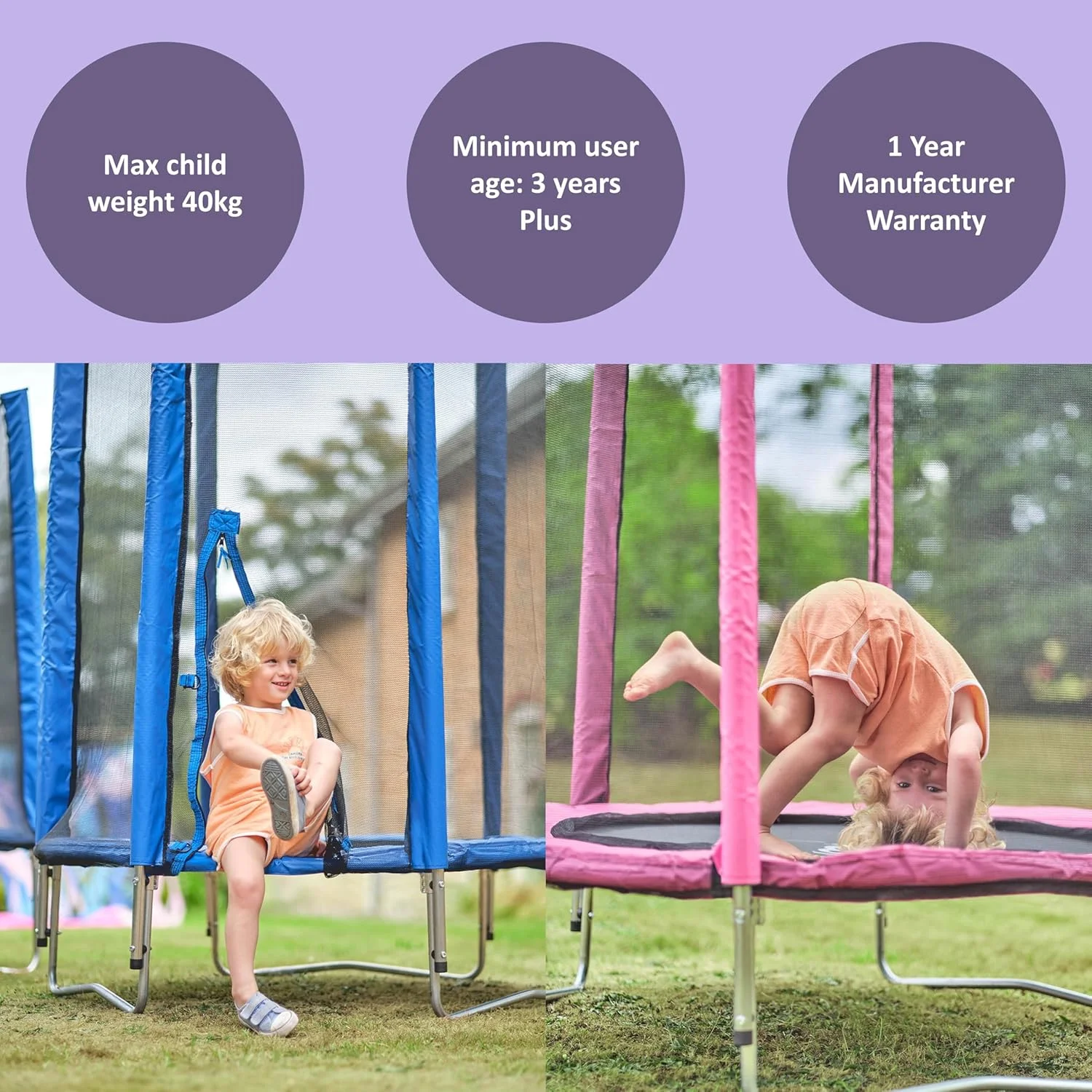 ترامپولین و محفظه بازی کودک Plum Play ترامپولین و محفظه بازی کودک Plum Play