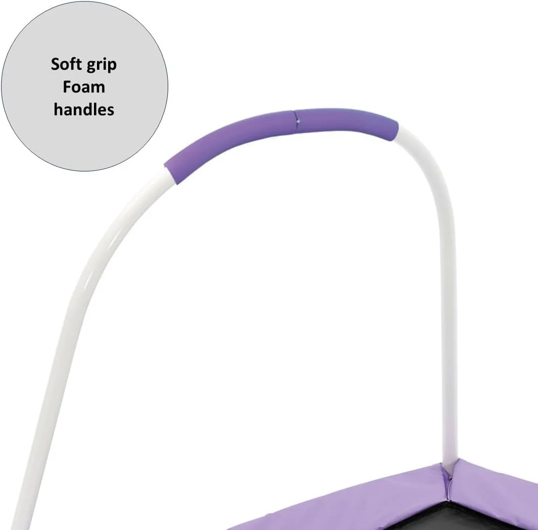 جامپینگ بادی کودک Plum Play، ترامپولین مبتدی با دسته تعادل و پد ایمنی فوم نرم، طراحی بدون فنر، مناسب 18 ماه تا 3 سال، بازی فعال داخل/خارج از خانه، ارتفاع کم، اولین جامپینگ کودک جامپینگ بادی کودک Plum Play، ترامپولین مبتدی با دسته تعادل و پد ایمنی فوم نرم، طراحی بدون فنر، مناسب 18 ماه تا 3 سال، بازی فعال داخل/خارج از خانه، ارتفاع کم، اولین جامپینگ کودک