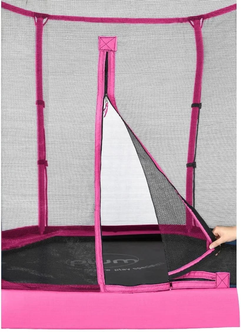 ترامپولین و محفظه ایمنی جامپر جونیور 7 فوتی Plum Play - صورتی و بنفش ترامپولین و محفظه ایمنی جامپر جونیور 7 فوتی Plum Play - صورتی و بنفش