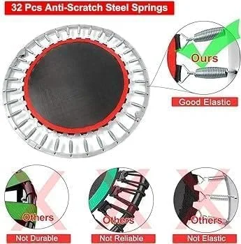 ترامپولین تاشو 48 اینچی پروکسیما هلث اند فیتنس با دسته قابل تنظیم | ترامپولین کوچک و مقاوم برای خانه و باشگاه | ظرفیت وزن بالا و تمرین کاردیو کم فشار ترامپولین تاشو 48 اینچی پروکسیما هلث اند فیتنس با دسته قابل تنظیم | ترامپولین کوچک و مقاوم برای خانه و باشگاه | ظرفیت وزن بالا و تمرین کاردیو کم فشار