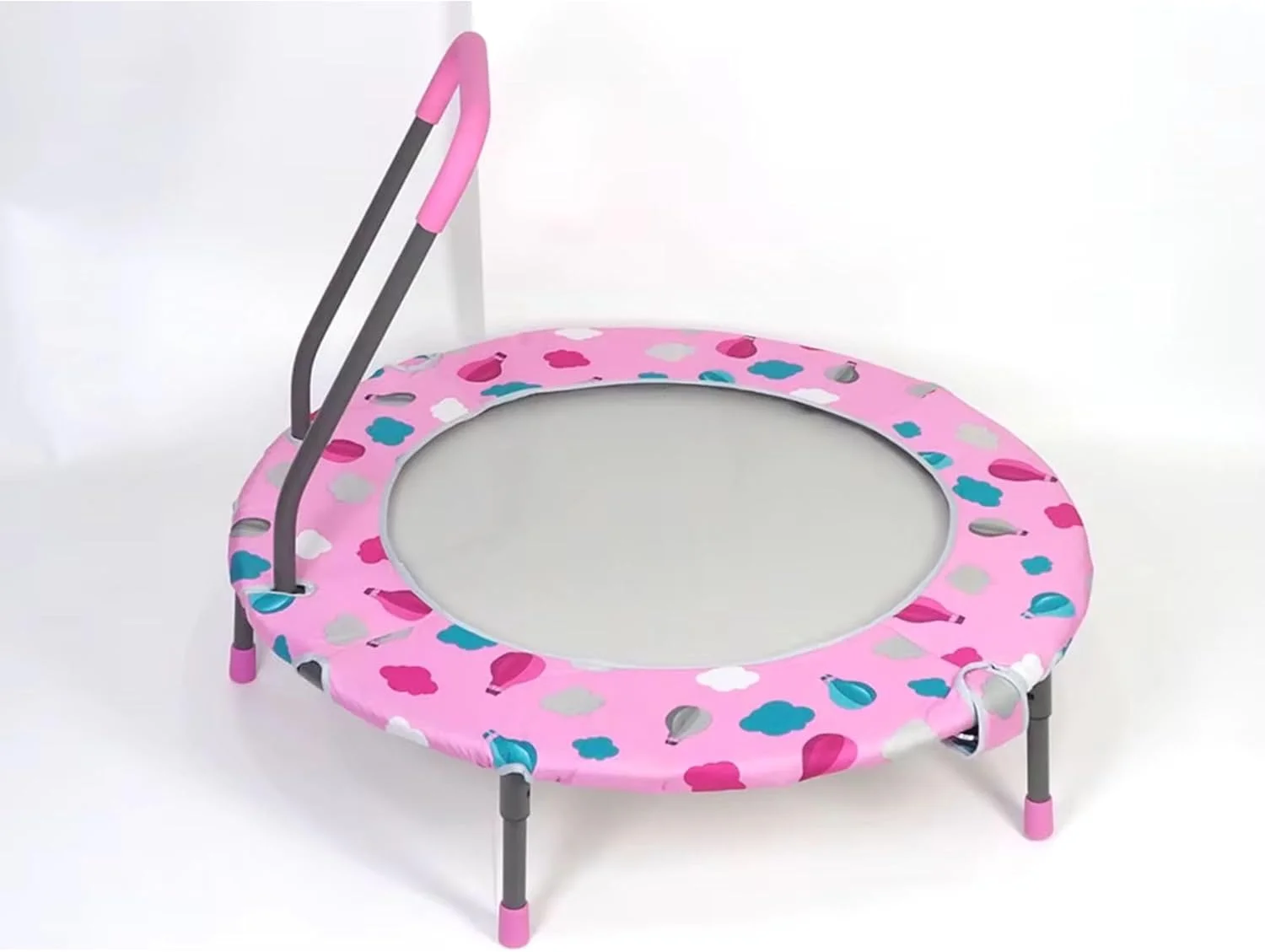 ترامپولین سرپوشیده 3 در 1 کودکان PrimeOz به همراه چادر بازی و 100 توپ – مینی جامپر تاشو 36 اینچی برای کودکان نوپا و خردسال، مجموعه فعالیت پرشی سرگرم کننده – صورتی