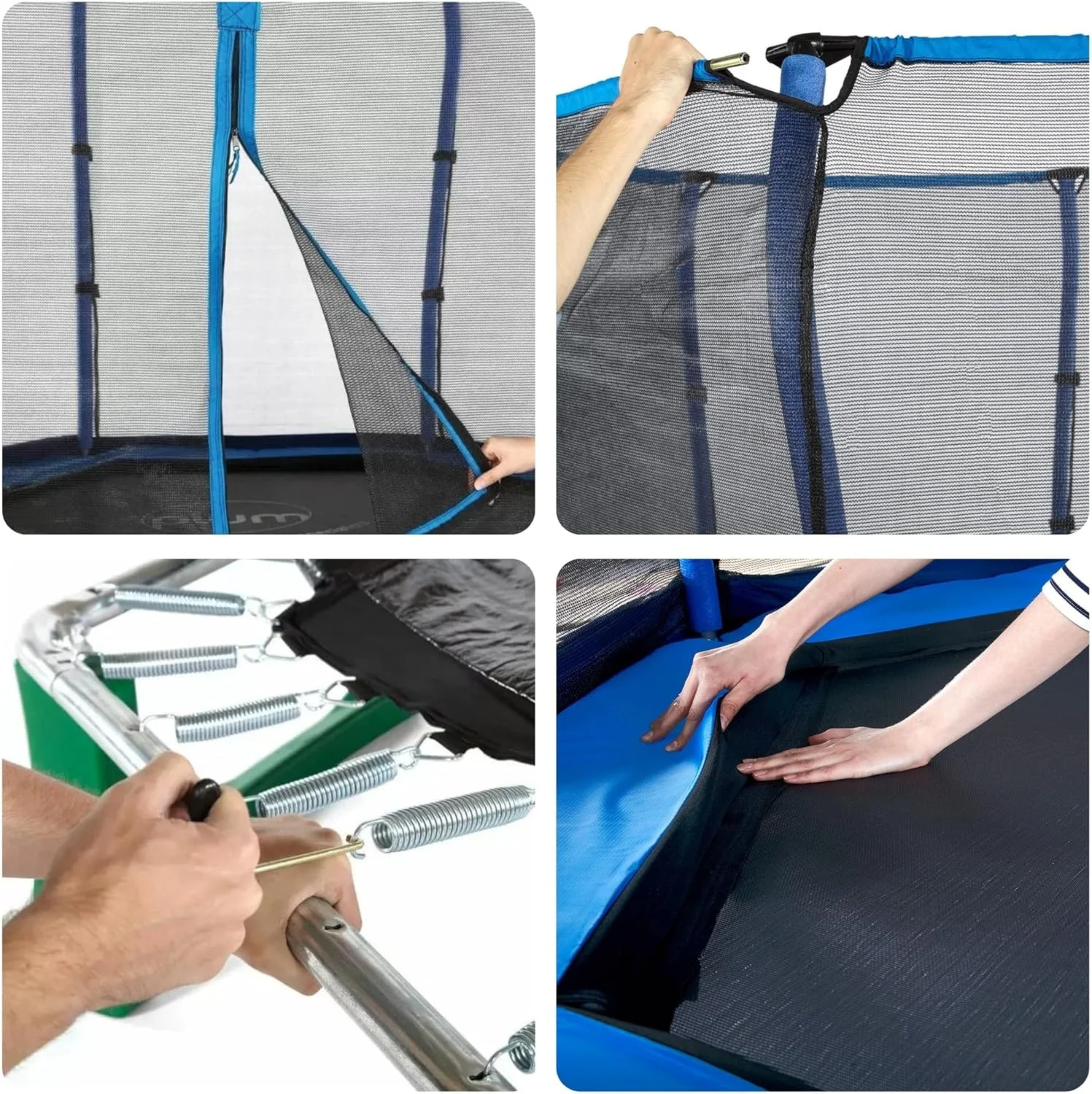 ترامپولین و محفظه ایمنی کودک Plum® Springsafe Junior، سایز ۷ فوت ترامپولین و محفظه ایمنی کودک Plum® Springsafe Junior، سایز ۷ فوت