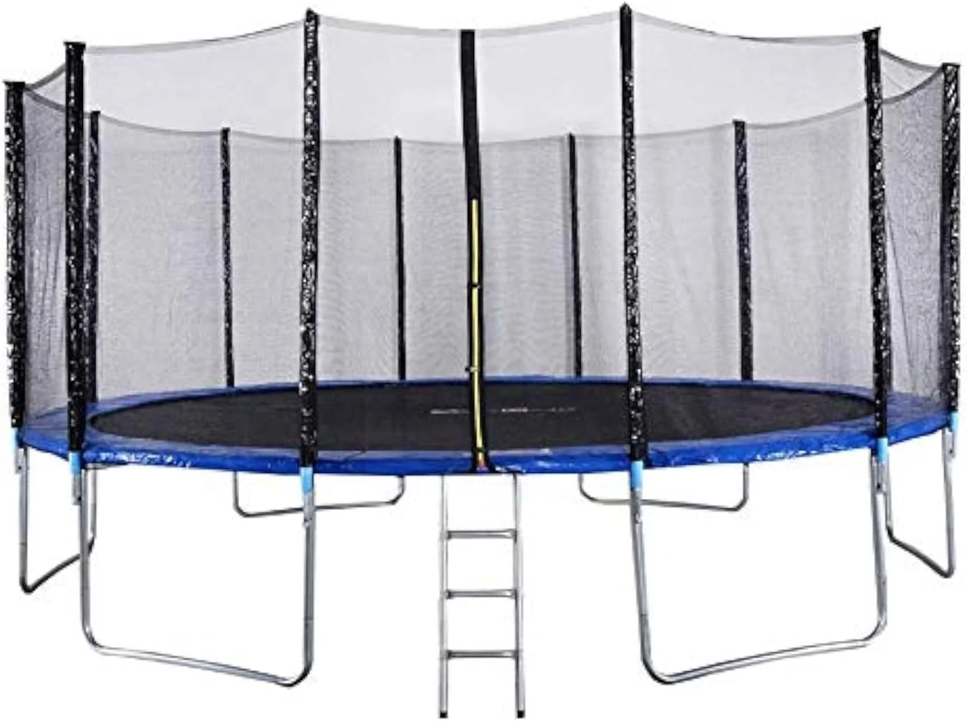 ترامپولین RBW TOYS، ترامپولین گرد 4.8 متری مناسب کودکان و بزرگسالان، تخت جامپینگ باغی فضای باز با محفظه ایمنی