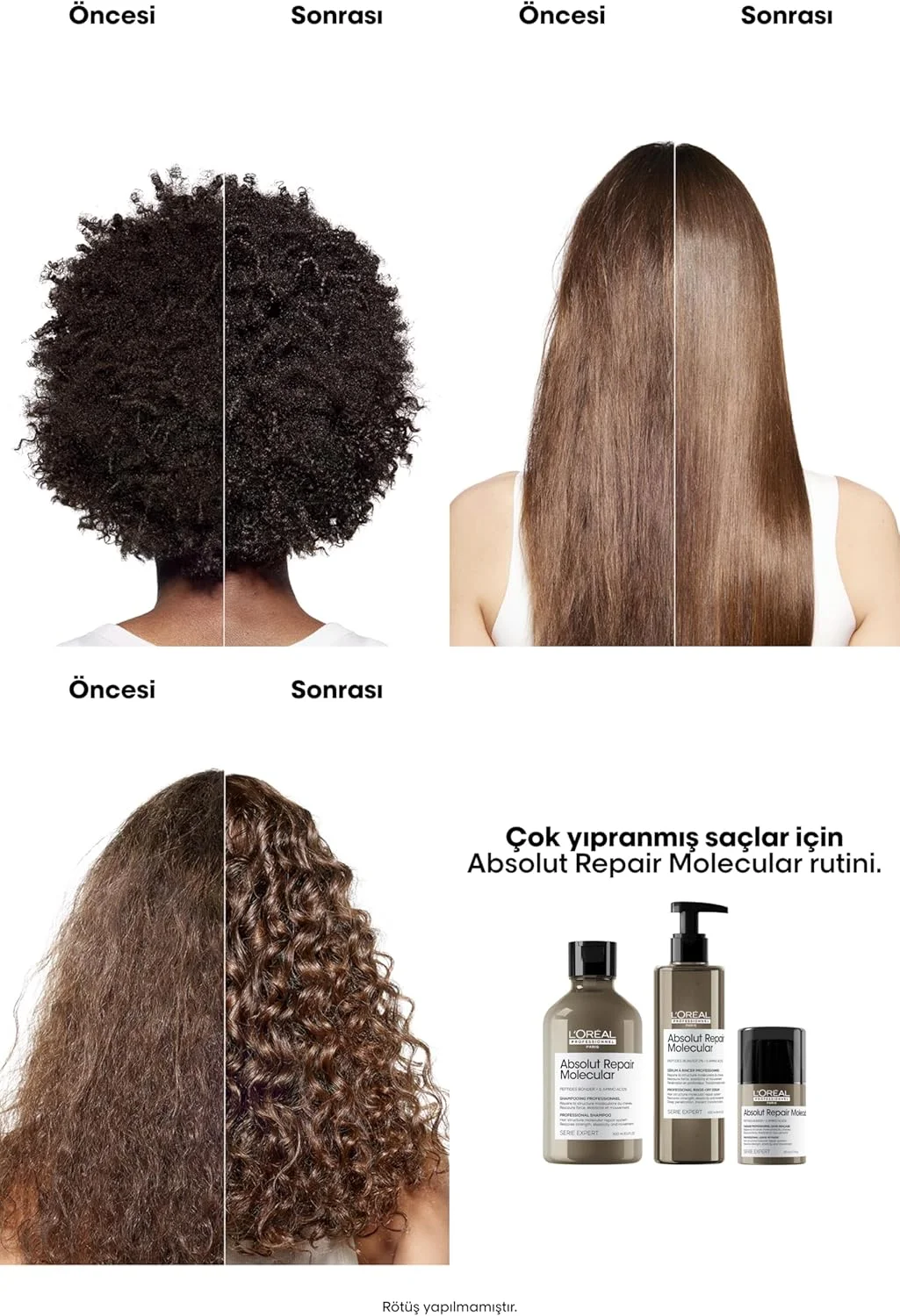 لورآل پروفشنال | ماسک مو بدون آبکشی ترمیم کننده مولکولی ابسولوت ریپیر، ترمیم آسیب و بازگرداندن استحکام، محافظ حرارت مو، مناسب برای انواع موهای آسیب دیده، سری اکسپرت لورآل پروفشنال | ماسک مو بدون آبکشی ترمیم کننده مولکولی ابسولوت ریپیر، ترمیم آسیب و بازگرداندن استحکام، محافظ حرارت مو، مناسب برای انواع موهای آسیب دیده، سری اکسپرت