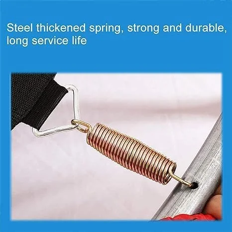 ترامپولین برای کودکان با تور ایمنی، تشک پرش 140 سانتی متری مناسب فضای داخلی و خارجی، فریم فولادی قوی، پایه های ضد لغزش | ترامبولین للاطفال مع شبکة امان