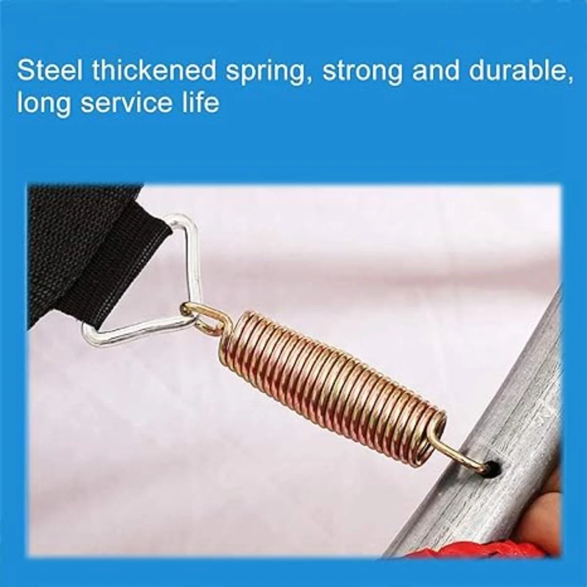 ترامپولین با نرده محافظ ایمنی و توری محافظ | پایه فولادی U شکل پایدار، هدیه تولد | تناسب اندام قابل حمل برای داخل خانه/باغ | ارتفاع قابل تنظیم، تقویت کننده گریپ برای بزرگسالان و تفریح خانوادگی ترامپولین با نرده محافظ ایمنی و توری محافظ | پایه فولادی U شکل پایدار، هدیه تولد | تناسب اندام قابل حمل برای داخل خانه/باغ | ارتفاع قابل تنظیم، تقویت کننده گریپ برای بزرگسالان و تفریح خانوادگی