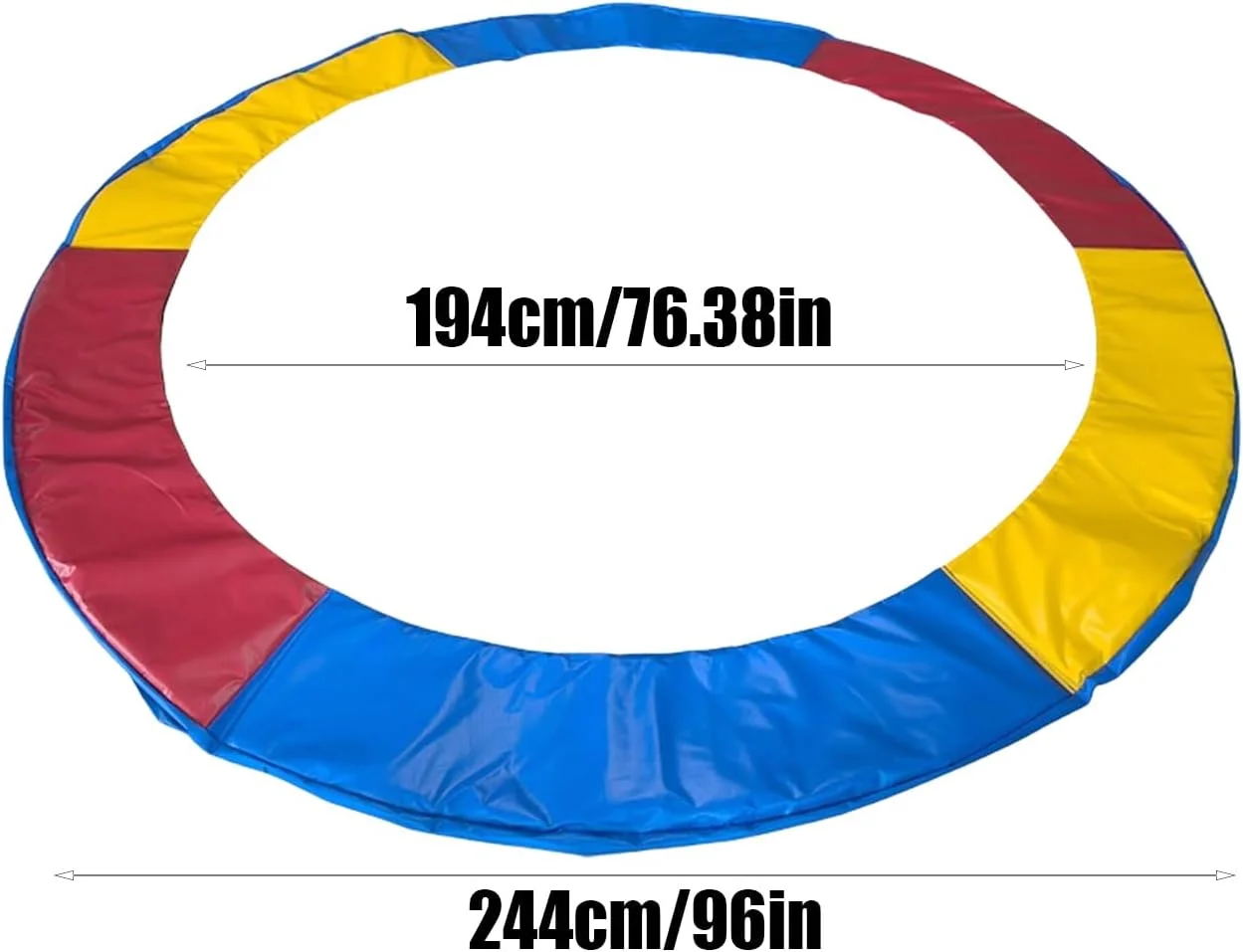 محافظ لبه ترامپولین گرد - ضد آب و ضد گرد و غبار، محافظ لبه برای محافظت در برابر آسیب های آب و هوایی در فضای باز، افزایش طول عمر، مناسب برای حیاط خلوت و زمین بازی محافظ لبه ترامپولین گرد - ضد آب و ضد گرد و غبار، محافظ لبه برای محافظت در برابر آسیب های آب و هوایی در فضای باز، افزایش طول عمر، مناسب برای حیاط خلوت و زمین بازی