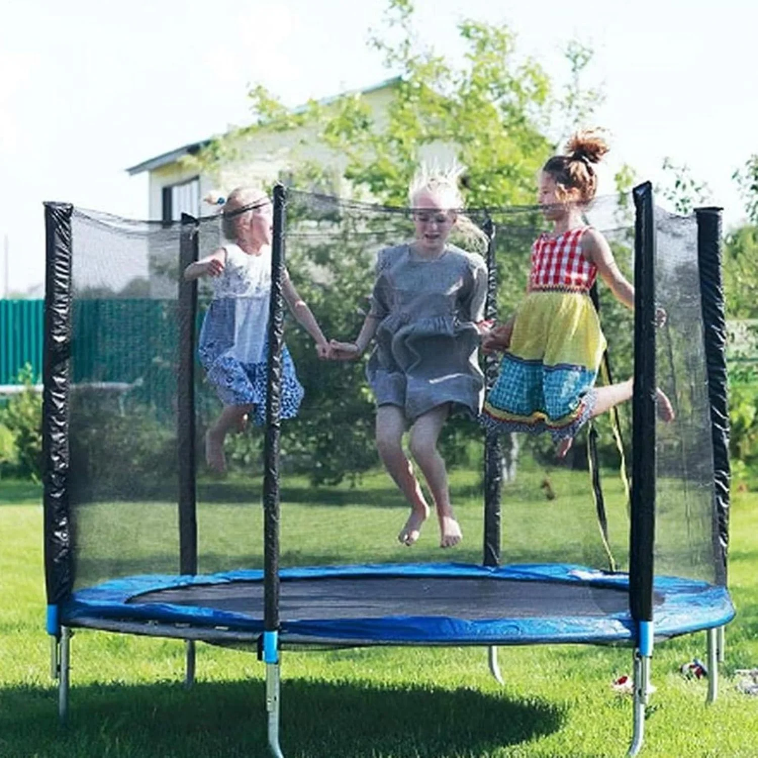 توری جایگزین ترامپولین | توری جایگزین ترامپولین، توری با چگالی بالا، مقاوم در برابر آب و هوا و اشعه ماوراء بنفش، تنفس پذیر برای کودکان، نوجوانان، پسران و دختران