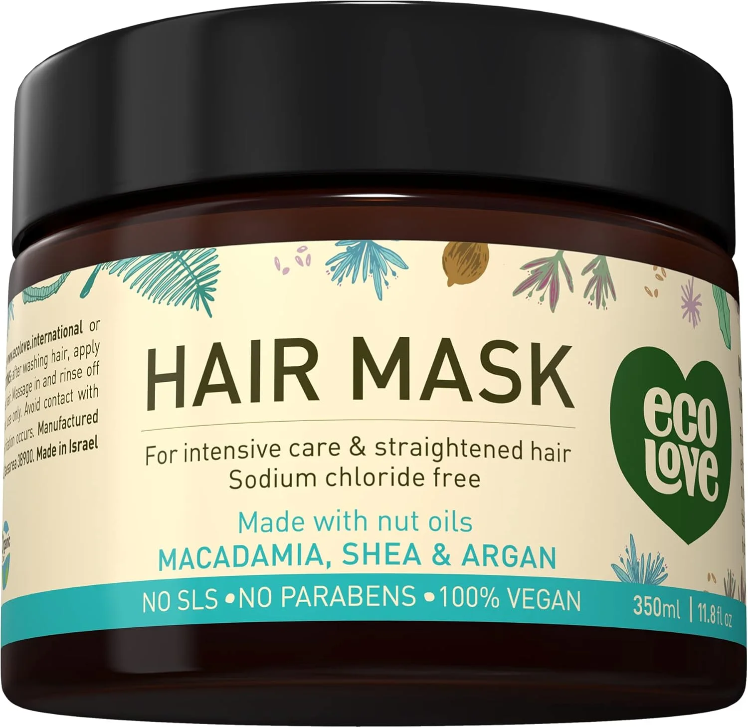 اکو لاو، ماسک مراقبت ویژه موهای صاف، 350 میلی لیتر