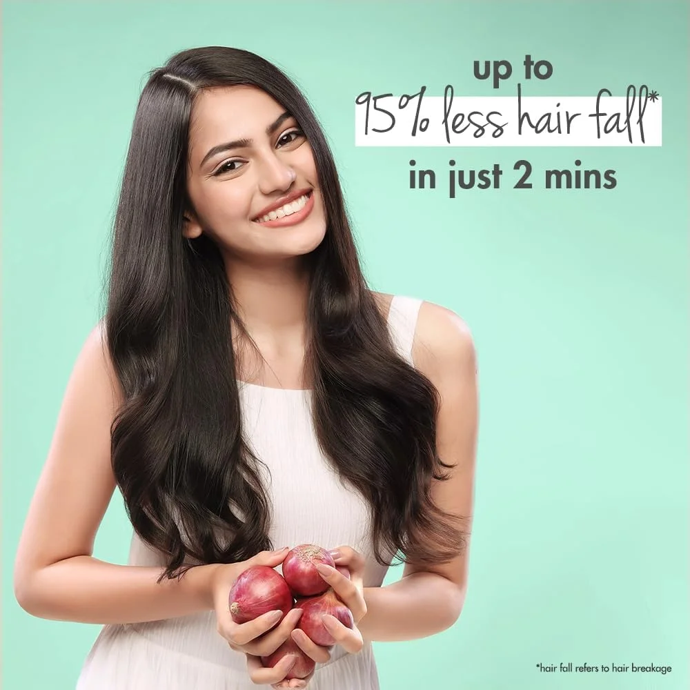 لاو بیوتی اند پلنت ماسک مو پیاز، دانه سیاه و نعناع هندی برای کنترل ریزش مو، بدون سولفات، بدون پارابن | 200 میلی لیتر