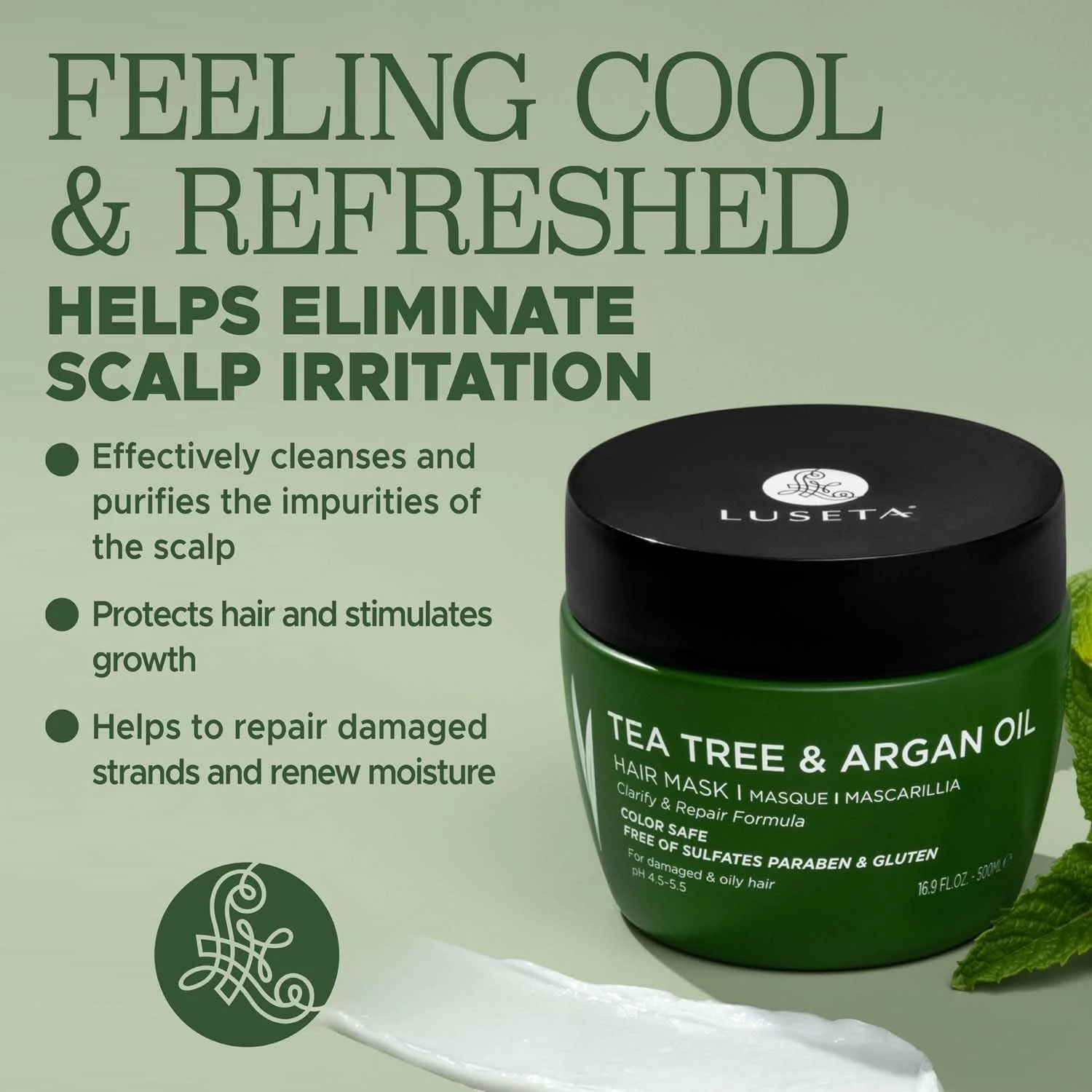 ماسک مو روغن درخت چای لوسِتا 500 میلی لیتر