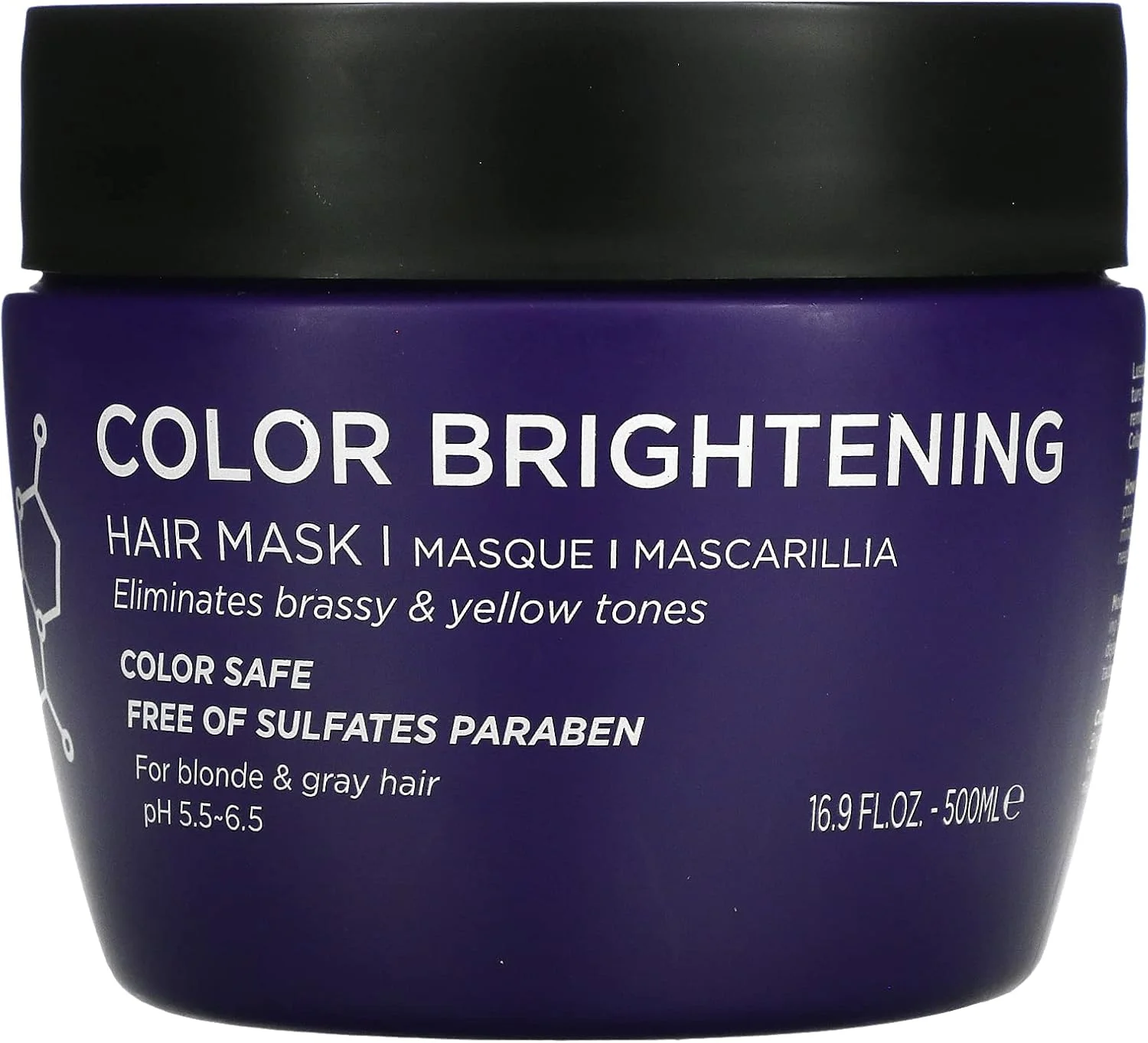 ماسک موی روشن کننده رنگ لوسِتا، احیا کننده موهای بلوند. این ماسک موی بنفش، موهای بلوند و خاکستری را عمیقا نرم و مرطوب می کند. رنگ های زرد ناخواسته را خنثی کرده و زردی موها را از بین می برد. غنی شده با دانه کینوا، بیوتین و کلاژن برای محافظت و تقویت موهای شما. این ماسک مو یک گام حیاتی در احیای موهای بلوند است. موهای خشک و آسیب دیده را تقویت و صاف می کند. تغذیه شدید برای موهای بلوند رنگ شده یا رشته های ظریف. فیلترهای UV از محو شدن رنگ موهای بلوند جلوگیری می کنند. بعد از شستشو با شامپو بنفش روشن کننده رنگ لوسِتا، مقدار زیادی از ماسک را به موهای مرطوب بمالید و تا 5 دقیقه بگذارید بماند. سپس کاملا آبکشی کنید. برای بهترین نتیجه، به صورت هفتگی یا در صورت نیاز به تونینگ استفاده کنید.